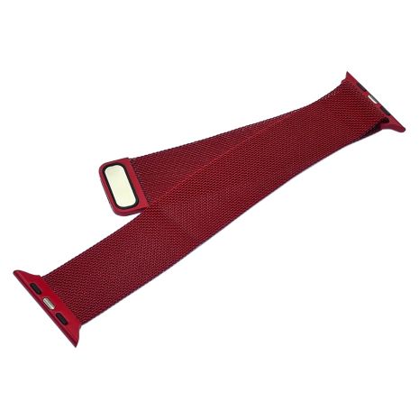 Ремешок Миланская петля для Apple Watch Band 38/ 40 mm алый Ремешок Миланская петля для Apple Watch Band 38/ 40 mm алый