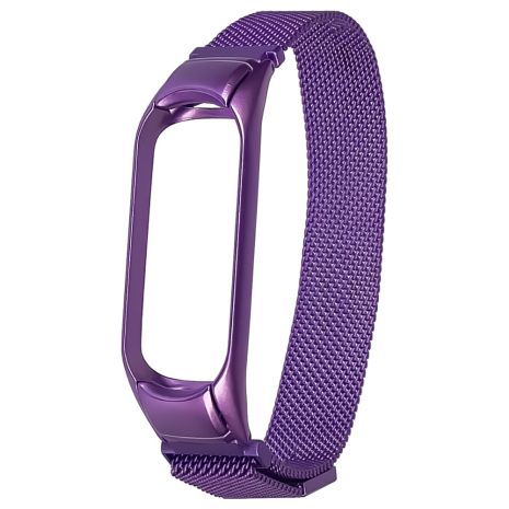 Ремешок Миланская петля для Xiaomi Mi Band 3/ 4 лавандовый Ремешок Миланская петля для Xiaomi Mi Band 3/ 4 лавандовый
