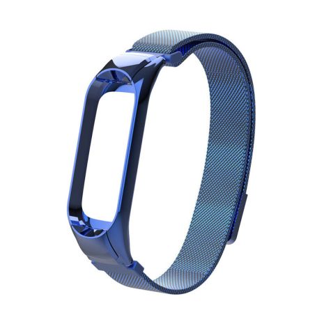 Ремінець Міланська петля для Xiaomi Mi Band 3/4 синій Ремінець Міланська петля для Xiaomi Mi Band 3/4 синій