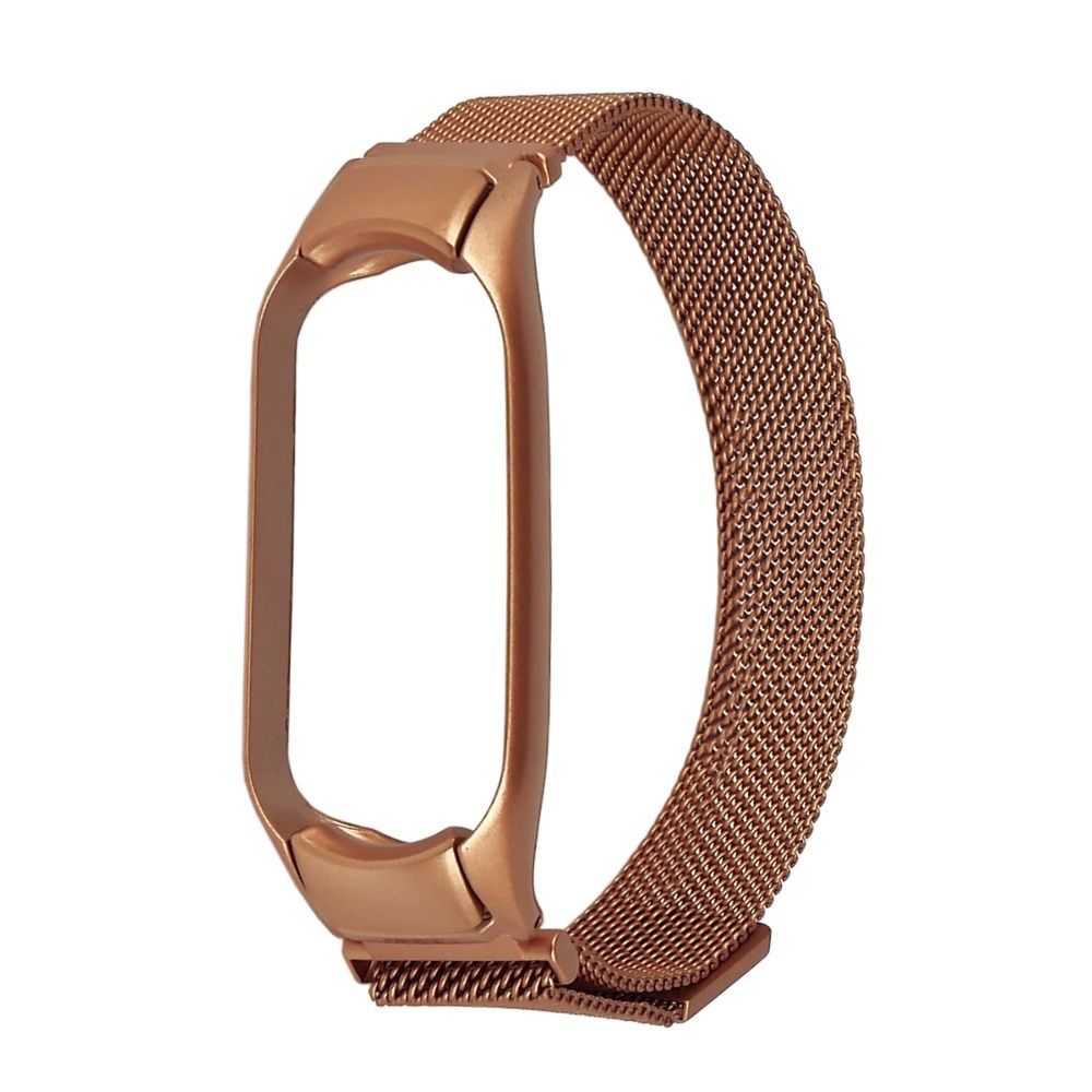 Ремінець Міланська петля для Xiaomi Mi Band 3/4 рожево-золотистий Ремінець Міланська петля для Xiaomi Mi Band 3/4 рожево-золотистий