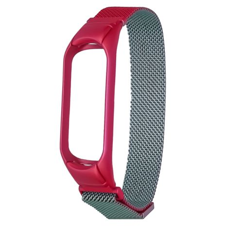 Ремешок Миланская петля радужная для Xiaomi Mi Band 3/ 4 № 38 титаново-розовый Ремешок Миланская петля радужная для Xiaomi Mi Band 3/ 4 № 38 титаново-розовый