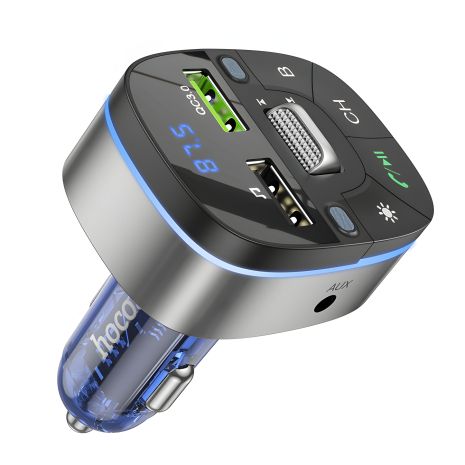 FM-трансмиттер HOCO E71 (синий)