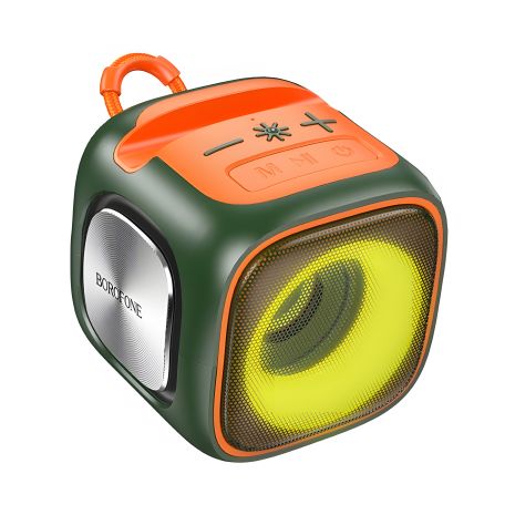 BOROFONE BR29 Interest Портативная колонка sports BT speaker Dark Green BOROFONE BR29 Interest Портативная колонка sports BT speaker Dark Green