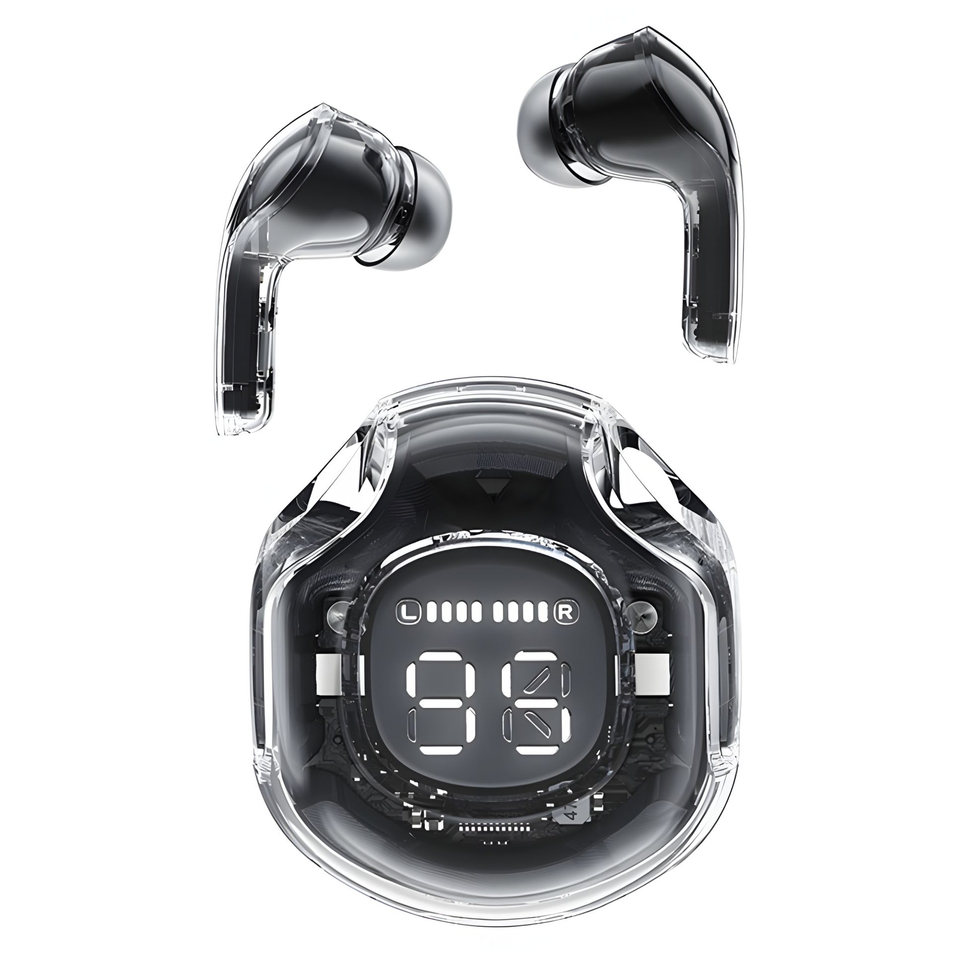 Белые вакуумные беспроводные наушники Acefast T8 Белые вакуумные беспроводные наушники Acefast T8