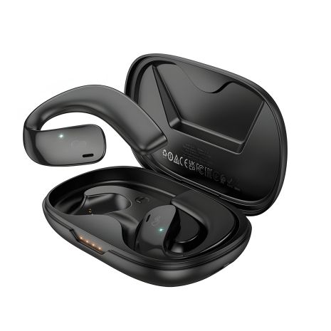 Навушники HOCO EQ4 Graceful TWS headset | BT5.3, 500mAh, 12h | black Навушники HOCO EQ4 Graceful TWS headset | BT5.3, 500mAh, 12h | black