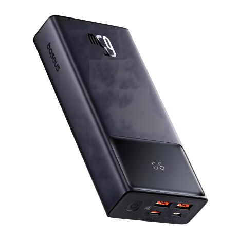 Power Bank Baseus Star-Lord Digital Display 65W, Fast Charging, 20000mAh, Cluster Black, P10022906113-00 Power Bank Baseus Star-Lord Digital Display 65W, Fast Charging, 20000mAh, Cluster Black, P10022906113-00
