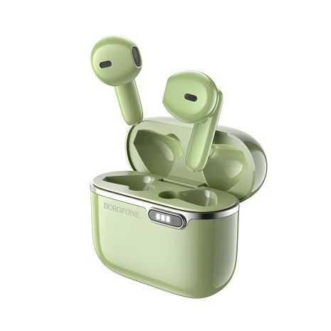 Навушники Bluetooth BOROFONE Leisure, зелені, бездротові, BT5.1 Навушники Bluetooth BOROFONE Leisure, зелені, бездротові, BT5.1
