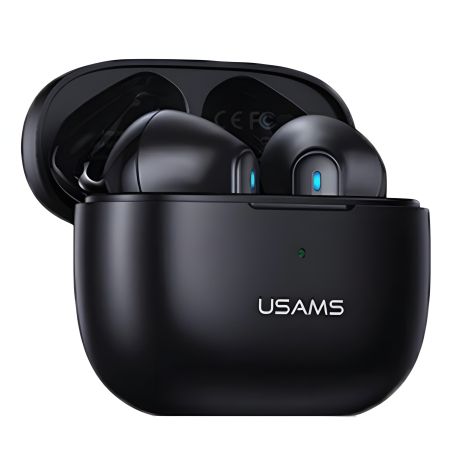 USAMS TWS NX10 Bluetooth Навушники | BT5.2, 35/320mAh, 5h | black USAMS TWS NX10 Bluetooth Навушники | BT5.2, 35/320mAh, 5h | black
