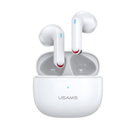 USAMS TWS NX10 Bluetooth Навушники | BT5.2, 35/320mAh, 5h | white USAMS TWS NX10 Bluetooth Навушники | BT5.2, 35/320mAh, 5h | white