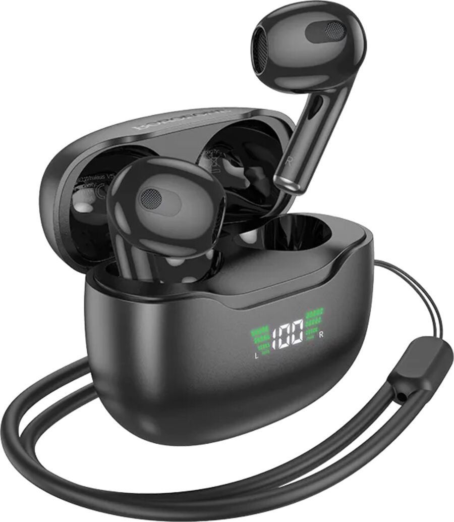 Наушники беспроводные Borofone BW40 Gratified TWS |BT5.3, 30/250mAh, 4h| Black Star Наушники беспроводные Borofone BW40 Gratified TWS |BT5.3, 30/250mAh, 4h| Black Star