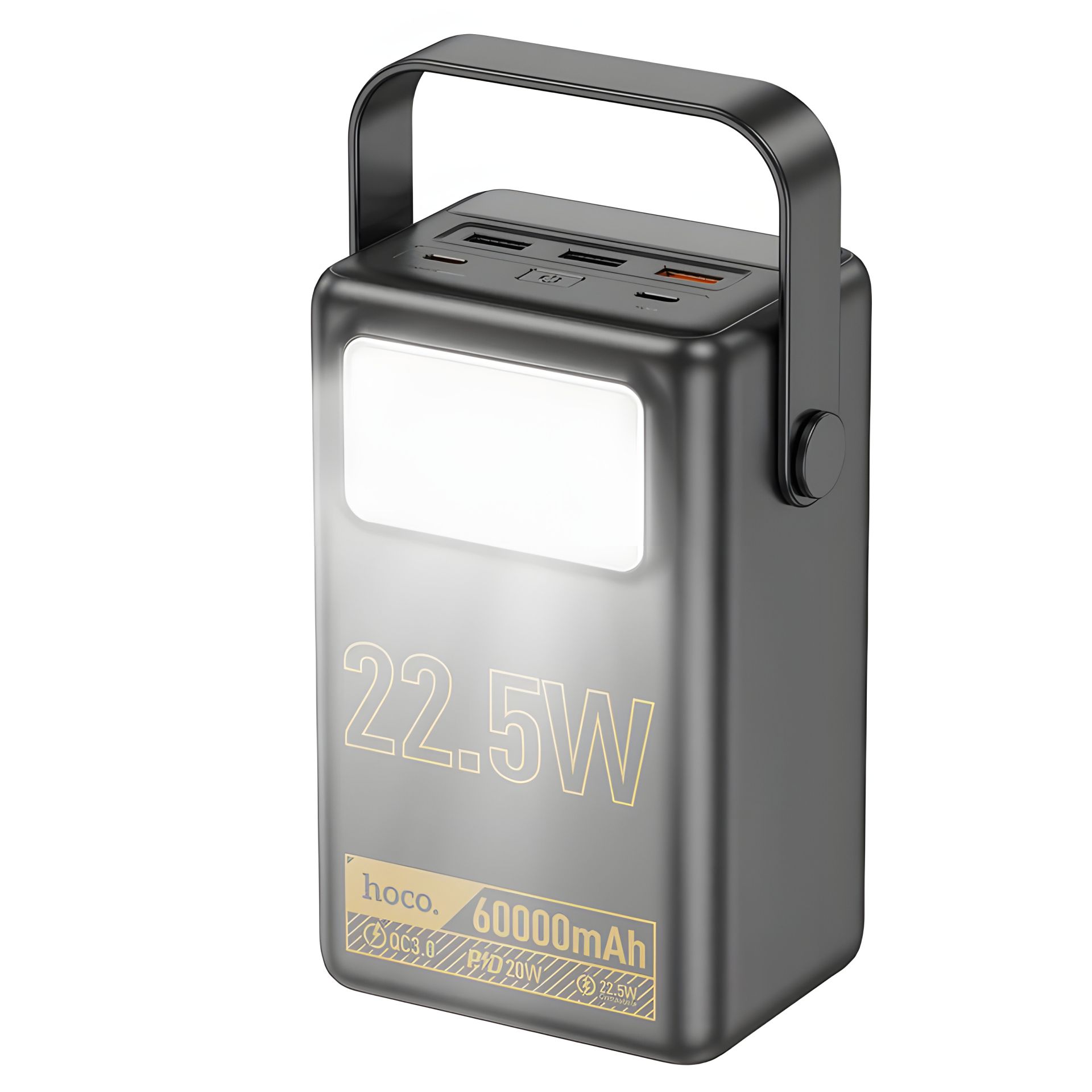 HOCO J110 Powerful 22.5W 60000 mAh Black power bank HOCO J110 Powerful 22.5W 60000 mAh Black power bank
