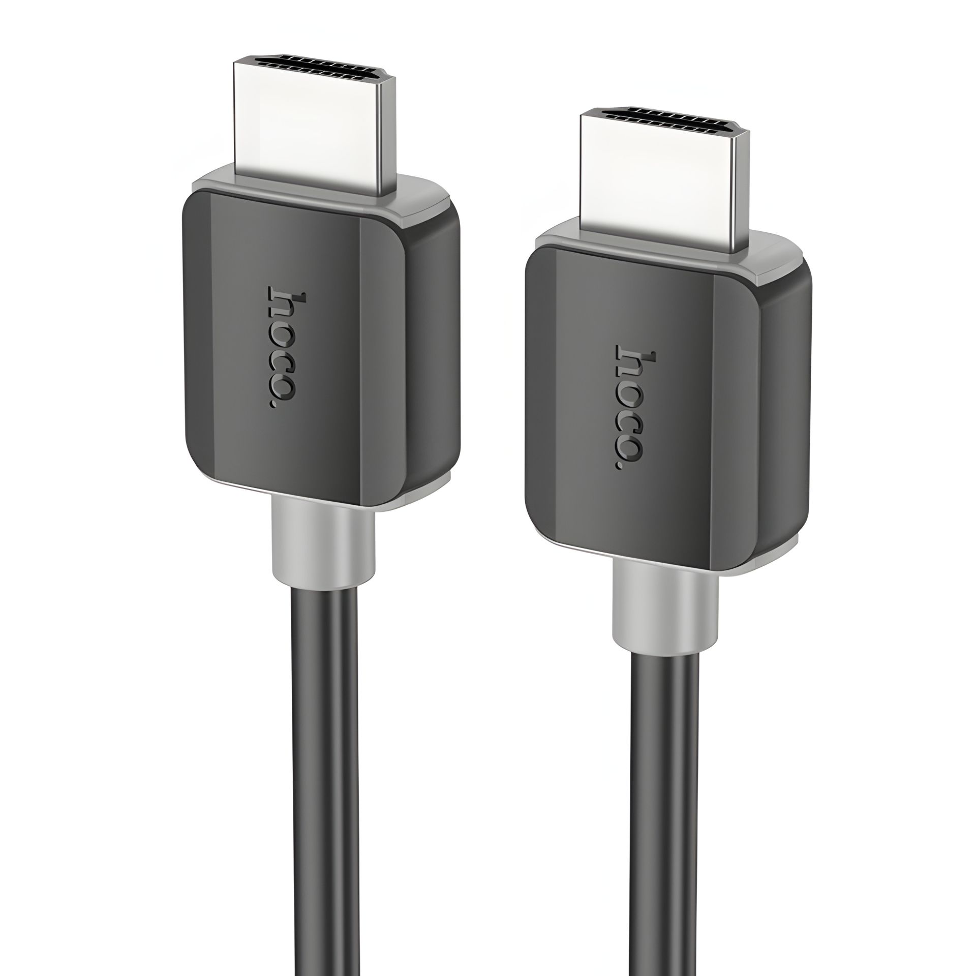 HDMI кабель HOCO US08 HDTV 2.0 male-to-male 4K HD data cable 2m, чорний HDMI кабель HOCO US08 HDTV 2.0 male-to-male 4K HD data cable 2m, чорний