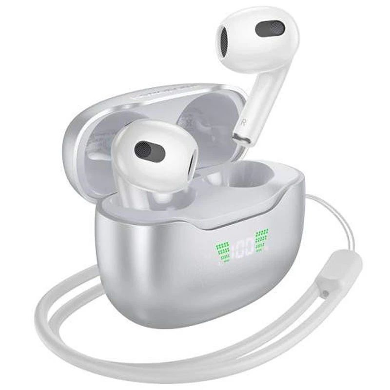 Наушники BOROFONE BW40 Gratified true wireless BT headset Frost Moon Silver Наушники BOROFONE BW40 Gratified true wireless BT headset Frost Moon Silver