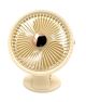 Настільний вентилятор DM-41C з живленням від повербанку та прищіпкою (USB-Type-C, 2 швидкості, d=16cm) beige Настільний вентилятор DM-41C з живленням від повербанку та прищіпкою (USB-Type-C, 2 швидкості, d=16cm) beige