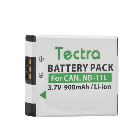 Tectra 900 mAh, аккумулятор для Canon NB-11L (PowerShot A2300, A3400, A4000, ELPH 110, 320, SX400)
