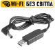 USB to DC 12V Кабель для роутера, кутовий, black (підвищує напругу, Wi-fi без світла) USB to DC 12V Кабель для роутера, кутовий, black (підвищує напругу, Wi-fi без світла)