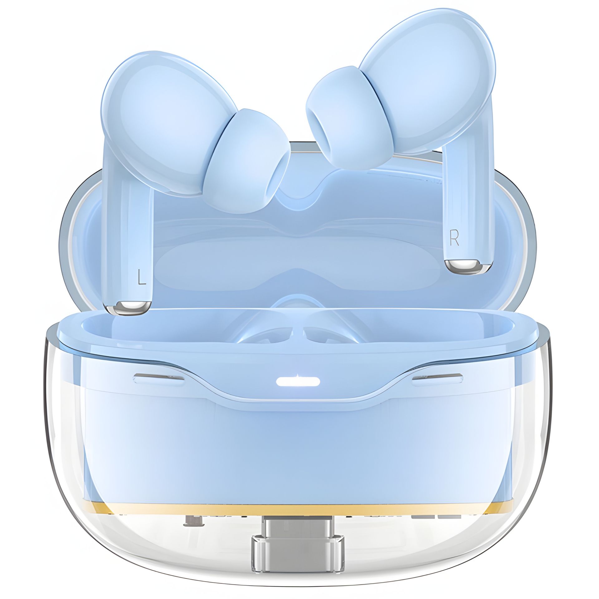 Беспроводные TWS вакуумные наушники Hoco EW54 (синий) Беспроводные TWS вакуумные наушники Hoco EW54 (синий)