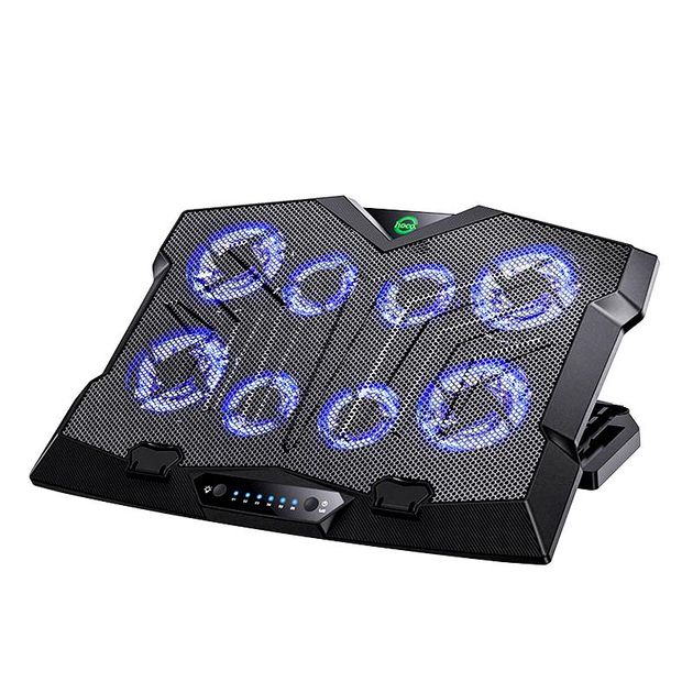Вентилятор-подставка охлаждения ноутбука Hoco GM27 |8fans, 6 level, 17"| Black Вентилятор-подставка охлаждения ноутбука Hoco GM27 |8fans, 6 level, 17"| Black