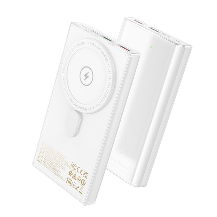 Повербанк HOCO Q22 (Magsafe 15W/PD 20W + QC3.0 22.5W/10000 mAh) White Повербанк HOCO Q22 (Magsafe 15W/PD 20W + QC3.0 22.5W/10000 mAh) White
