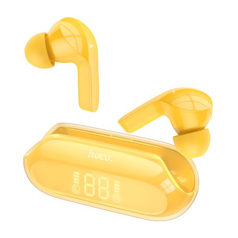 Вакуумні TWS навушники Hoco EW39 бездротові yellow