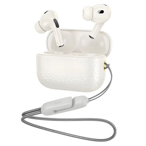 Безпровідні вакуумні навушники HOCO Duke EQ9 Plus, true wireless, ANC, Noise Reduction, BT 5.3, 40mAh, 300mAh, 7h, 28h, milky white Безпровідні вакуумні навушники HOCO Duke EQ9 Plus, true wireless, ANC, Noise Reduction, BT 5.3, 40mAh, 300mAh, 7h, 28h, milky white