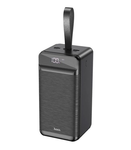 УМБ HOCO DB31 digital display and lanyard 60000mAh | 3USB/Type-C/Lightning, 2.1A | black УМБ HOCO DB31 digital display and lanyard 60000mAh | 3USB/Type-C/Lightning, 2.1A | black