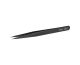 Прямой пинцет в футляре QianLi FK-04 iNeezy, 130 x 9 мм, наконечники 0.15 мм HRC40 стали, антистатическое покрытие чёрного цвета Прямой пинцет в футляре QianLi FK-04 iNeezy, 130 x 9 мм, наконечники 0.15 мм HRC40 стали, антистатическое покрытие чёрного цвета