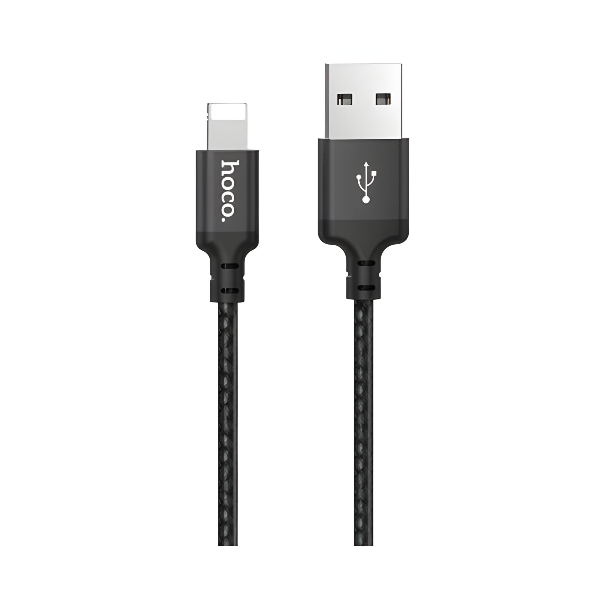 Кабель 1м Hoco X96 USB to Lightning черный Кабель 1м Hoco X96 USB to Lightning черный