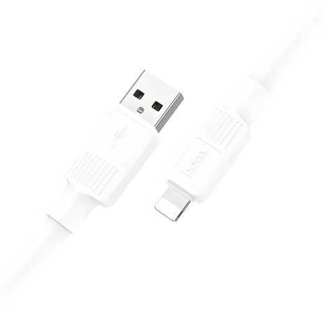 Кабель Hoco X96 USB to Lightning 1m білий Кабель Hoco X96 USB to Lightning 1m білий