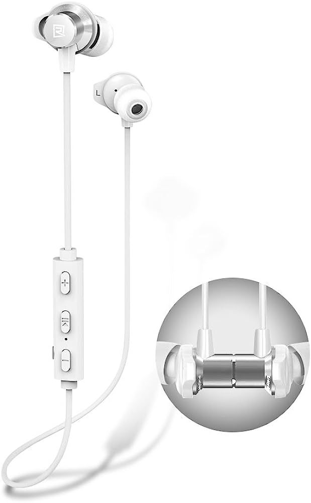 Блютуз Стерео Гарнітура Remax RB-S7 Білий Блютуз Стерео Гарнітура Remax RB-S7 Білий