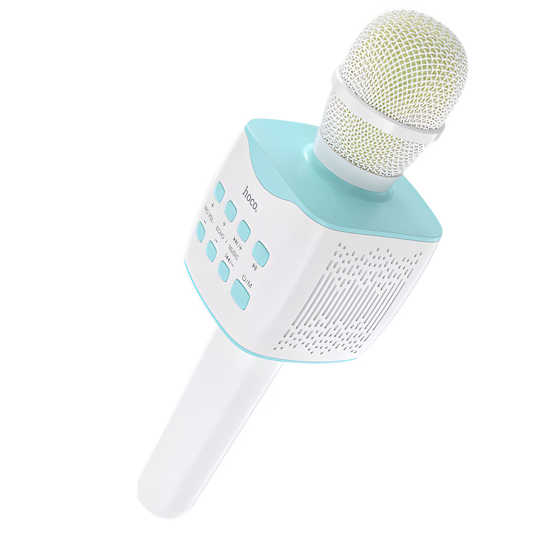 Синий караоке-микрофон Hoco BK5 с колонкой Синий караоке-микрофон Hoco BK5 с колонкой