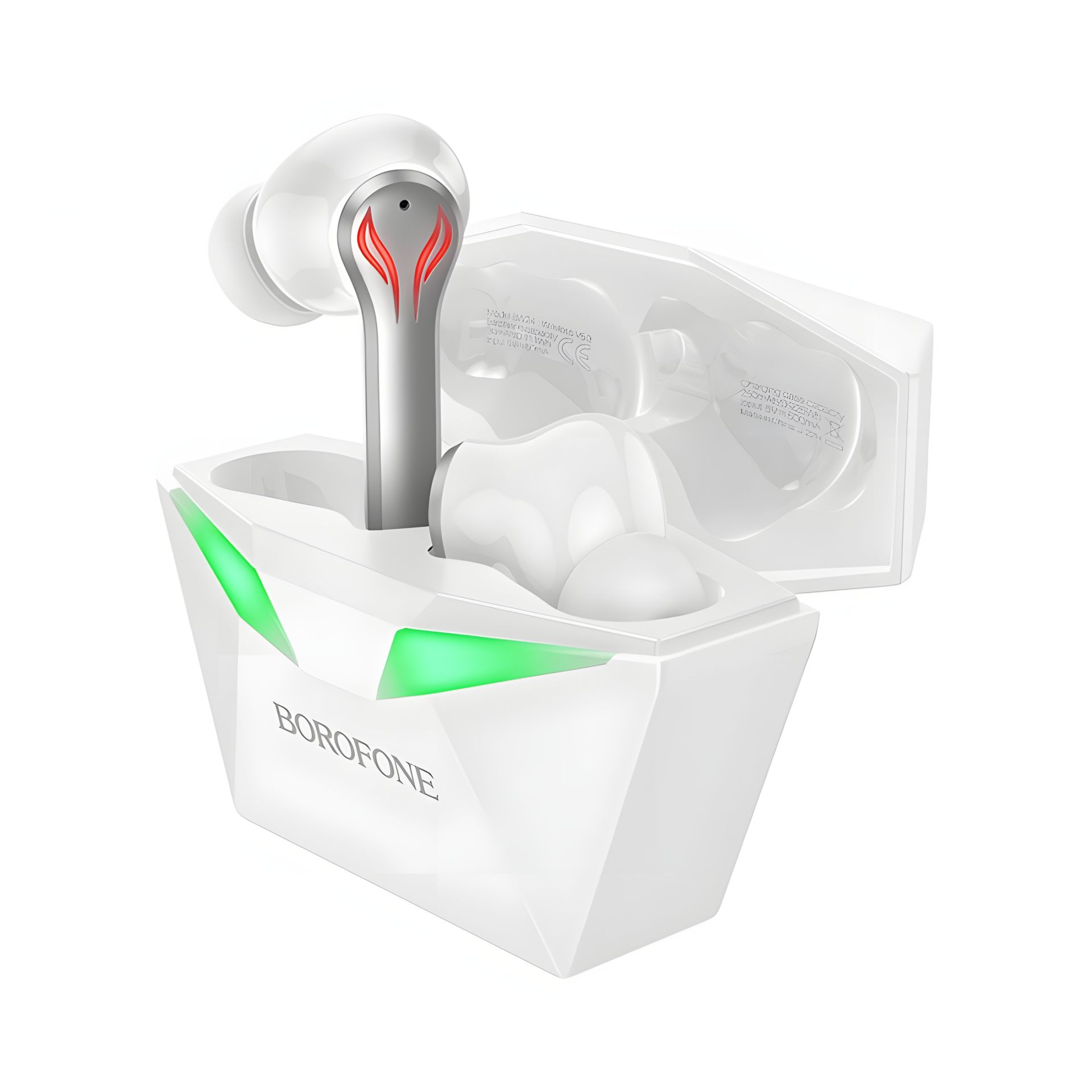 Bluetooth Стерео Гарнітура Borofone BW24 Білий Bluetooth Стерео Гарнітура Borofone BW24 Білий