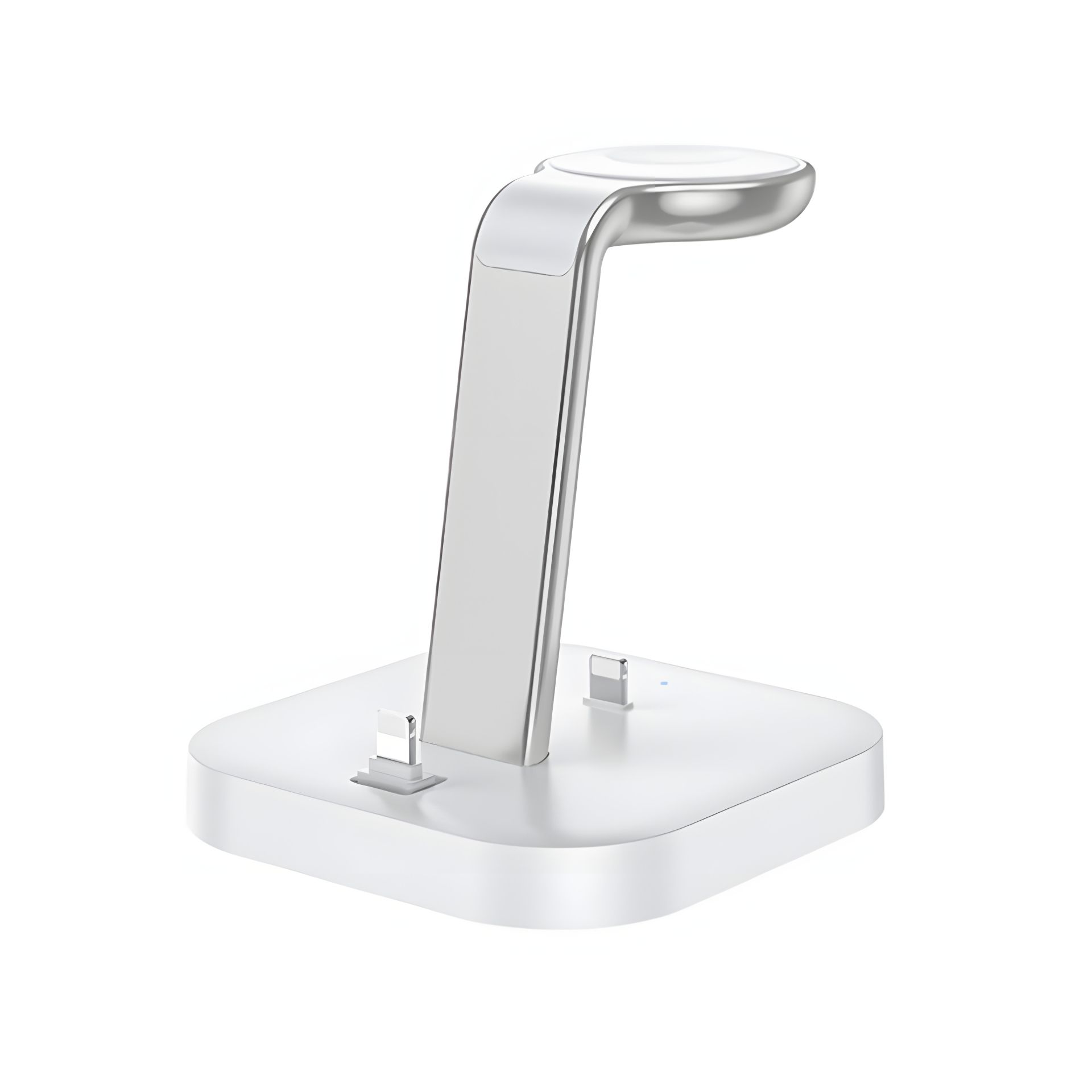 Універсальний бездротовий зарядний пристрій Hoco CW43 10W 3в1, білий Універсальний бездротовий зарядний пристрій Hoco CW43 10W 3в1, білий