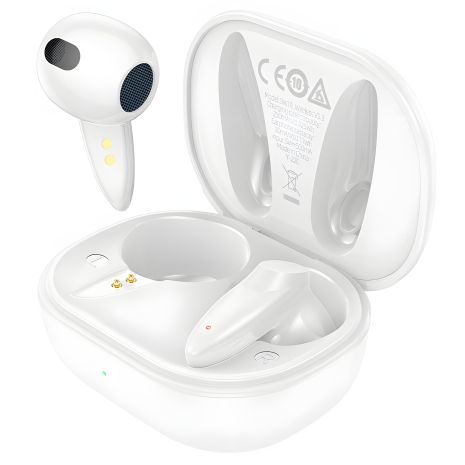 Стерео Гарнитура Блютуз Borofone BW18 TWS Белая Стерео Гарнитура Блютуз Borofone BW18 TWS Белая