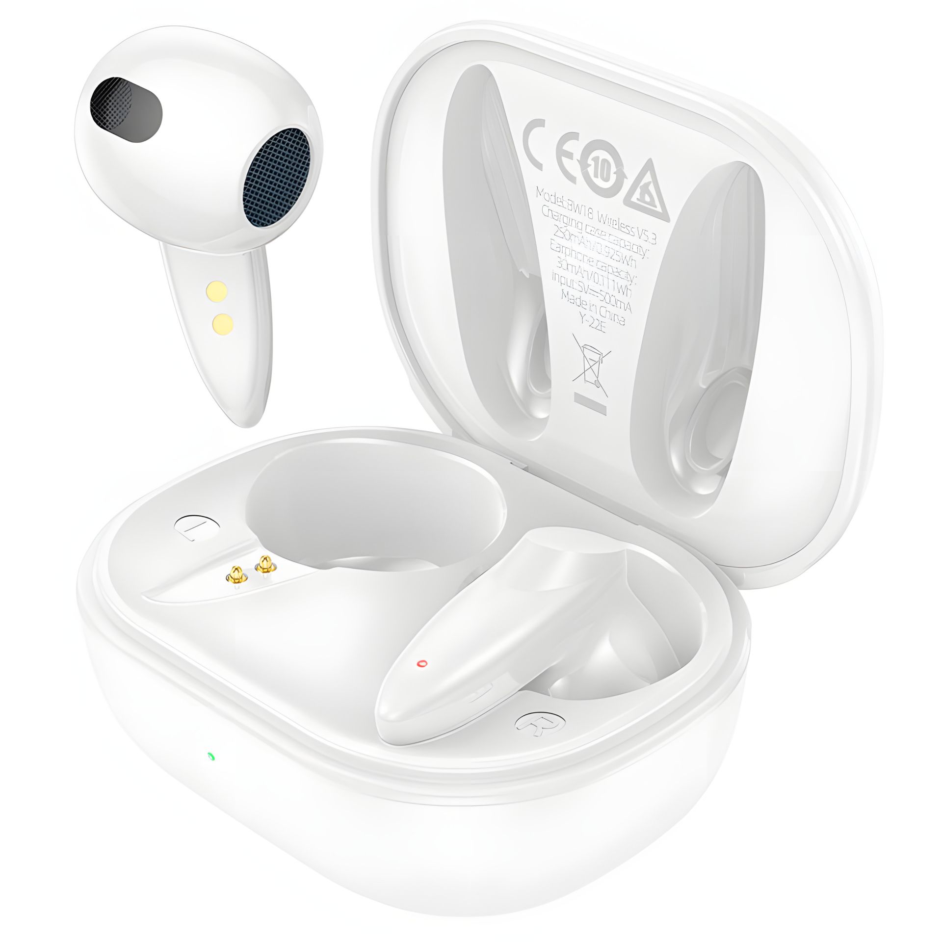 Стерео Гарнитура Блютуз Borofone BW18 TWS Белая Стерео Гарнитура Блютуз Borofone BW18 TWS Белая