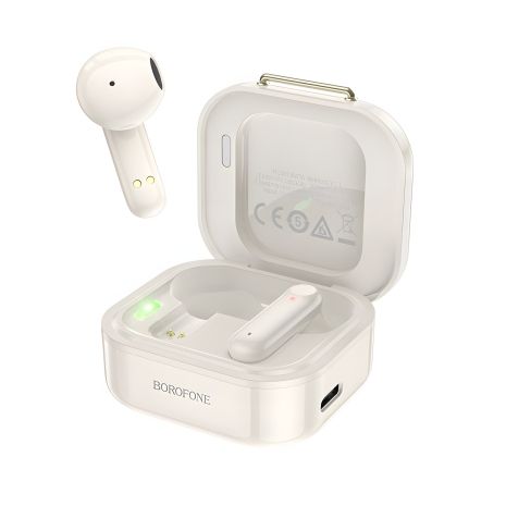 Bluetooth стерео гарнітура Borofone BW16 (білий) Bluetooth стерео гарнітура Borofone BW16 (білий)