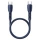 Кабель Remax RC-C022 Type-C to Type-C PD 65W 0.3m синий Кабель Remax RC-C022 Type-C to Type-C PD 65W 0.3m синий