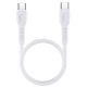 Кабель Remax RC-C022 Type-C to Type-C PD 65W 0.3m белый Кабель Remax RC-C022 Type-C to Type-C PD 65W 0.3m белый