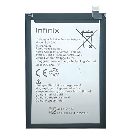 Акумуляторна батарея для телефону Infinix BL-49JX Zero 5G 5000 mAh [Original PRC] 12 міс. гарантії