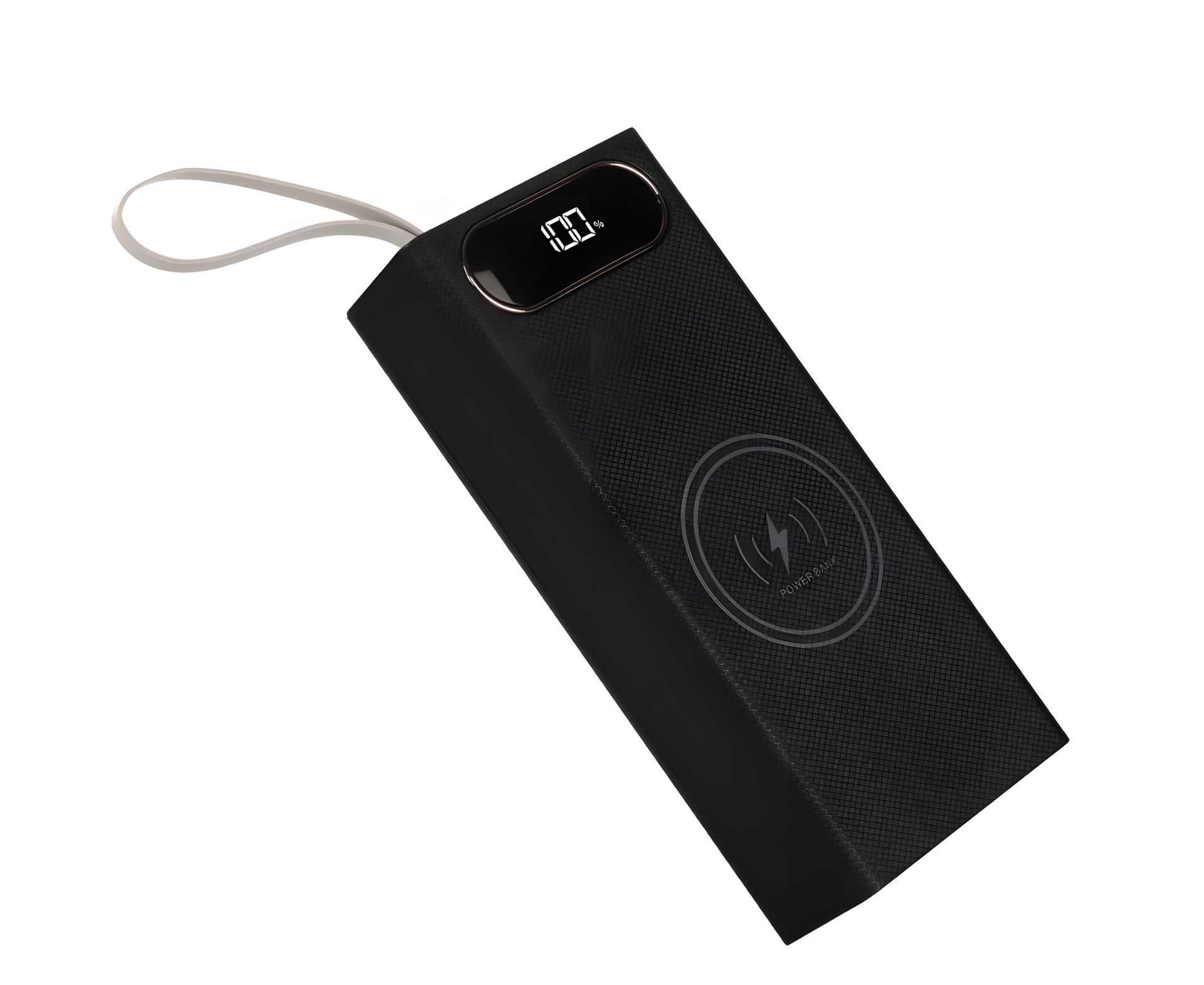 Корпус Multi-powerbank L16 на 16 елементів 18650, 22.5+15W, з бездротовою зарядкою та ліхтарем, чорний Корпус Multi-powerbank L16 на 16 елементів 18650, 22.5+15W, з бездротовою зарядкою та ліхтарем, чорний