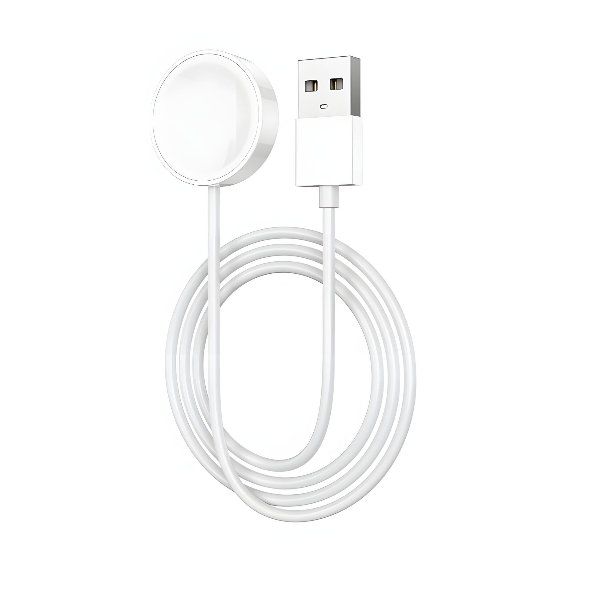 Кабель USB для Borofone BD4 смарт годинника білий Кабель USB для Borofone BD4 смарт годинника білий