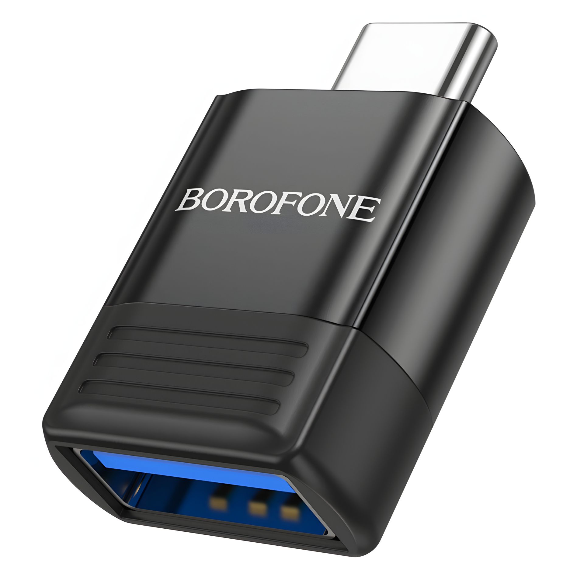 Чорний адаптер Borofone BV18 Type-C to USB 3.0 (F) Чорний адаптер Borofone BV18 Type-C to USB 3.0 (F)