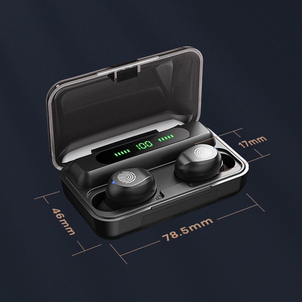 Блютуз Стерео Гарнитура Remax TWS-43 Черный Блютуз Стерео Гарнитура Remax TWS-43 Черный