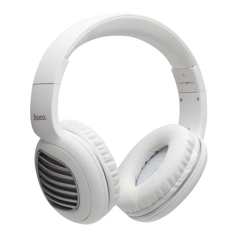 Стерео гарнітура блютуз Hoco W23 білий |MicroSD/AUX support| Стерео гарнітура блютуз Hoco W23 білий |MicroSD/AUX support|