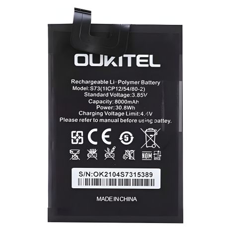 Для Oukitel WP5 / S73 (8000 mAh) аккумулятор [Original PRC], гарантия 12 мес.