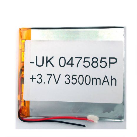 Акумулятор універсальний 047585P 87 х 75 х 3 мм 3500 mAh 3,7 V, Акумулятор універсальний 047585P 87 х 75 х 3 мм 3500 mAh 3,7 V,