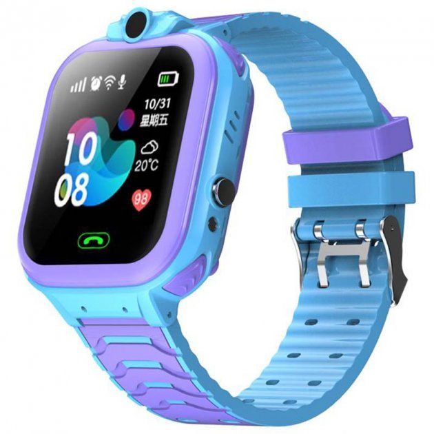 Детские Смарт Часы T16 Фиолетово-Синий Детские Смарт Часы T16 Фиолетово-Синий