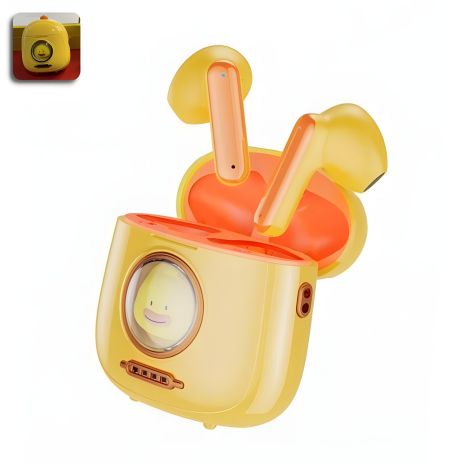 Стерео Гарнитура Блютуз XO G6 TWS Желтая