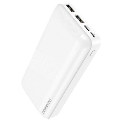 Повербанк Borofone BJ27A 20000mAh |2USB/Type-C, 2.1A| white Повербанк Borofone BJ27A 20000mAh |2USB/Type-C, 2.1A| white