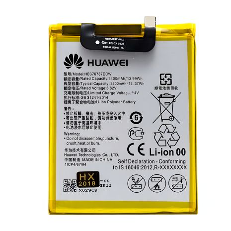 Оригинальный аккумулятор PRC для Huawei Honor V8 / HB376787ECW с гарантией 12 месяцев Оригинальный аккумулятор PRC для Huawei Honor V8 / HB376787ECW с гарантией 12 месяцев